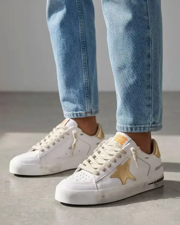 İthal Golden Goose Starden Kadın Spor Ayakkabı