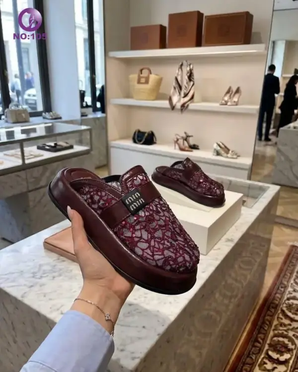 İthal Miu Miu Kadın Terlik